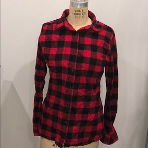 Woolrich Red and Black Small Women’s Flannel